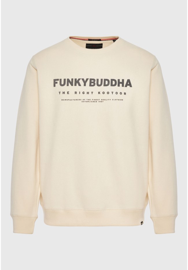 Relaxed fit φούτερ με Funky Buddha τύπωμα