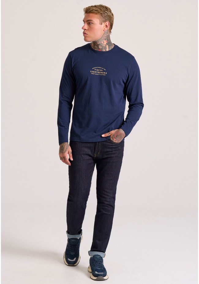 T-shirt with Funky Buddha print on the chest