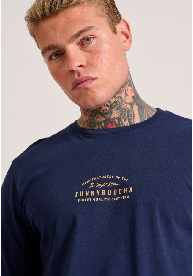 T-shirt with Funky Buddha print on the chest