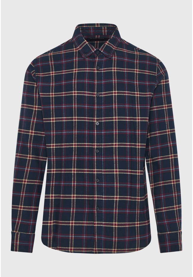 Ανδρικό καρό flannel πουκάμισο