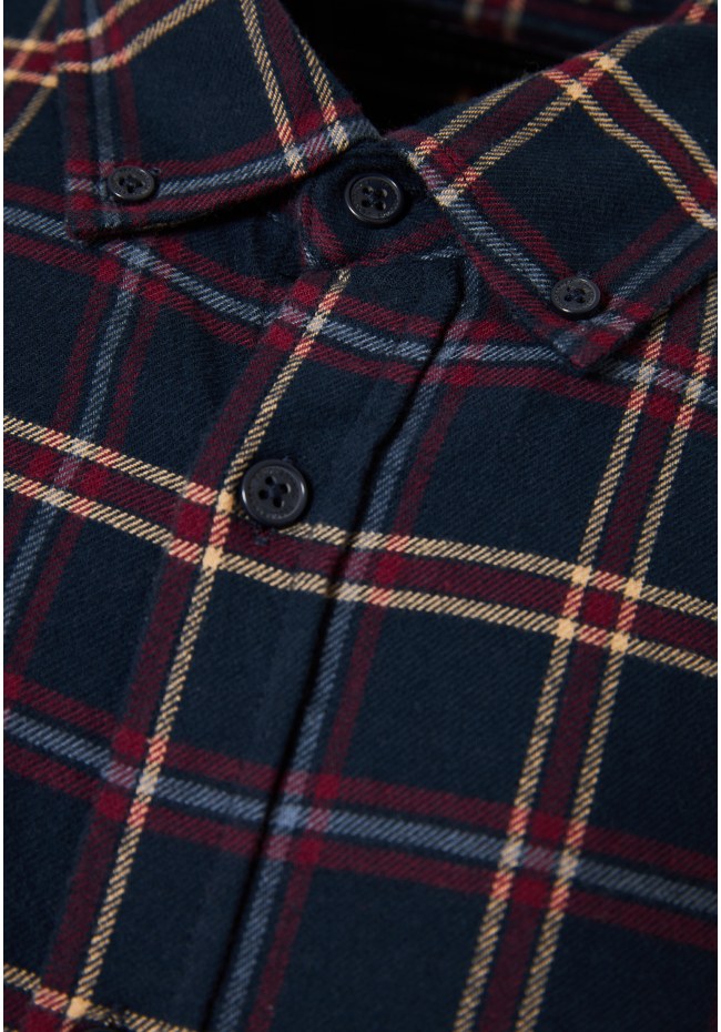 Ανδρικό καρό flannel πουκάμισο