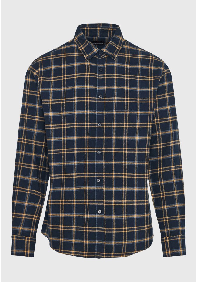 Ανδρικό καρό flannel πουκάμισο