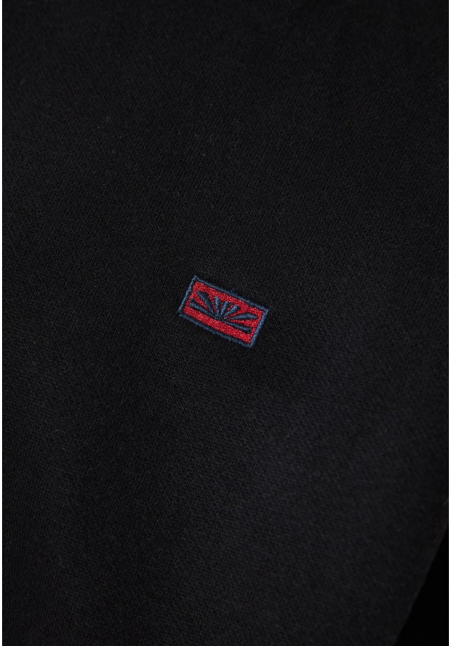 Men's turtle neck zip-up cardigan