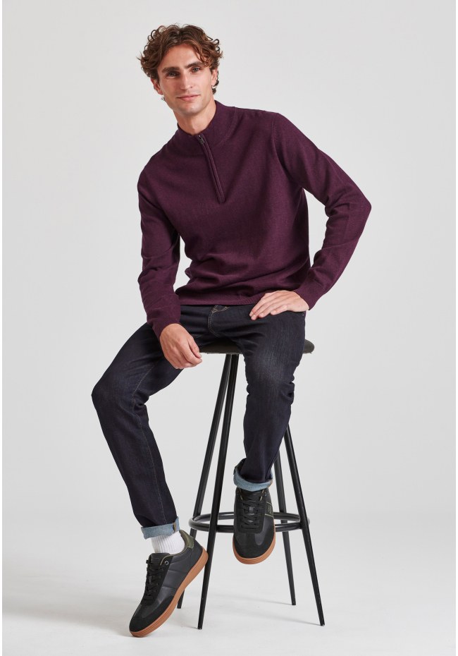 Slim tapered fit τζιν παντελόνι