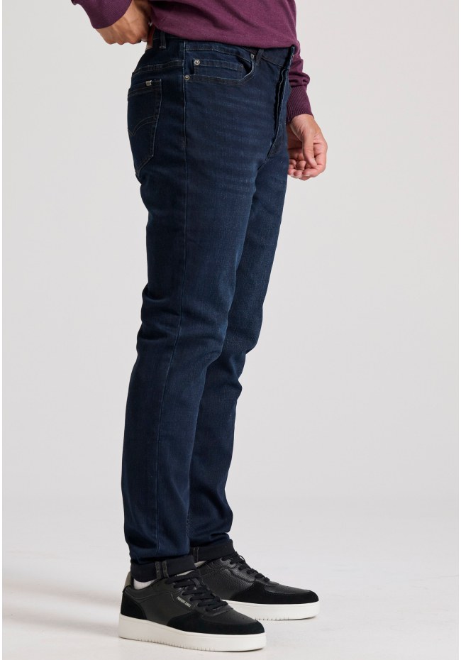 Slim tapered fit τζιν παντελόνι με whisker details