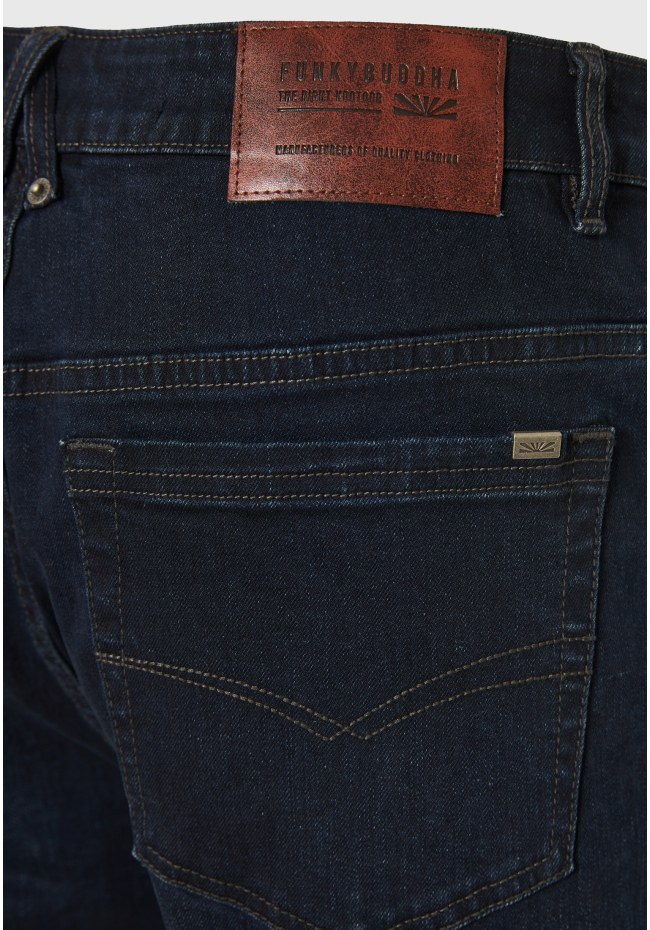Slim tapered fit τζιν παντελόνι με whisker details