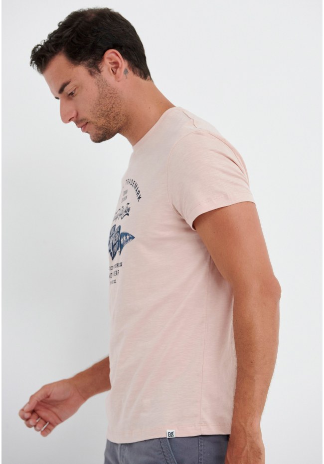 Printed cotton t-shirt Garage 55