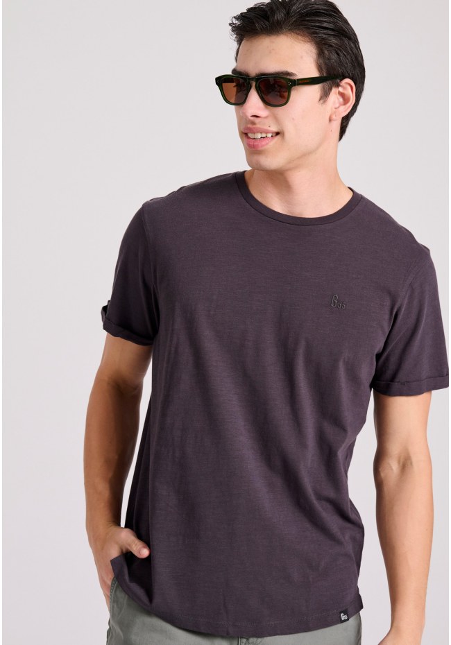 Βαμβακερό t-shirt με κεντημένο logo Garage 55