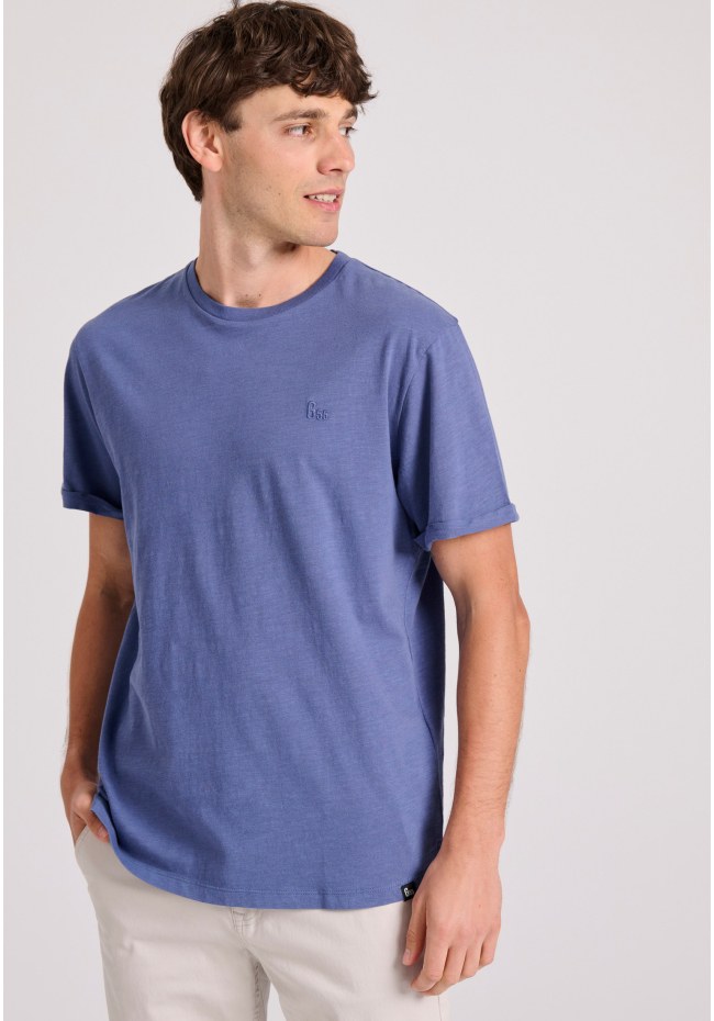 Βαμβακερό t-shirt με κεντημένο logo Garage 55