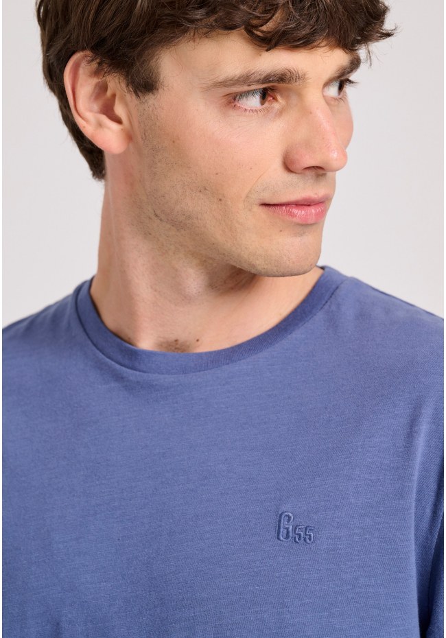 Βαμβακερό t-shirt με κεντημένο logo Garage 55