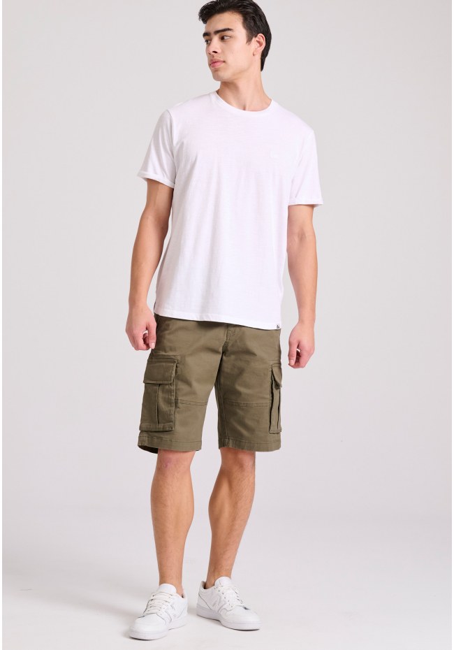 Βαμβακερό t-shirt με κεντημένο logo Garage 55