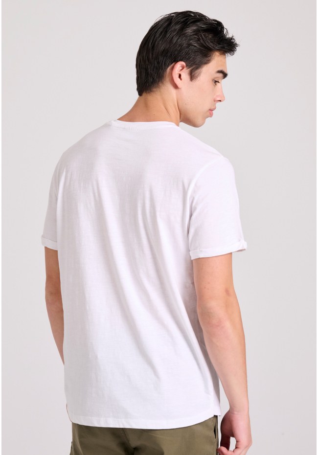 Βαμβακερό t-shirt με κεντημένο logo Garage 55