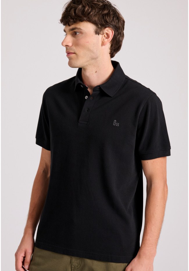 Essential polo μπλούζα με κέντημα Garage 55