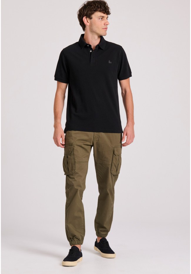 Essential polo μπλούζα με κέντημα Garage 55