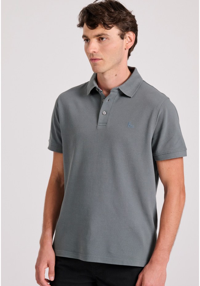 Essential polo μπλούζα με κέντημα Garage 55