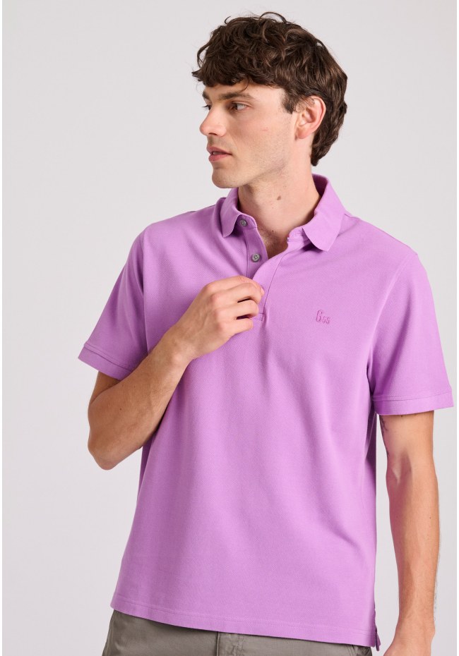 Essential polo μπλούζα με κέντημα Garage 55