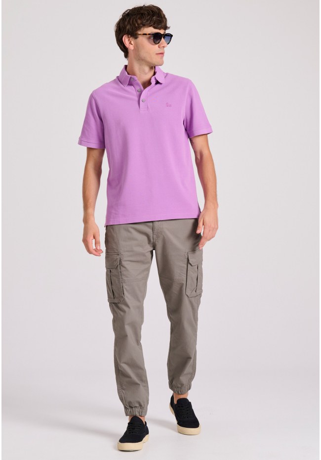 Essential polo μπλούζα με κέντημα Garage 55