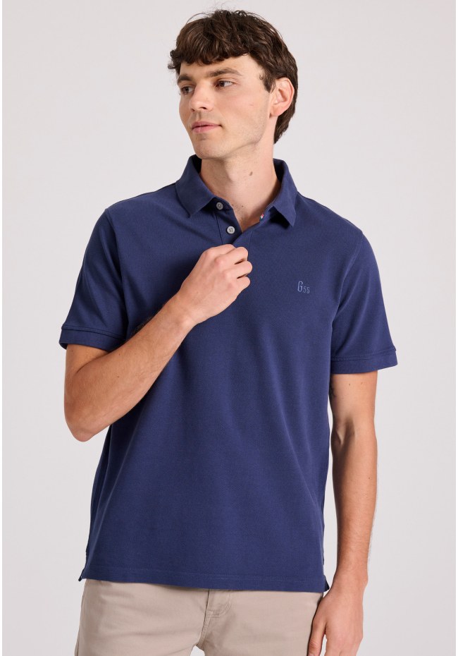 Essential polo μπλούζα με κέντημα Garage 55