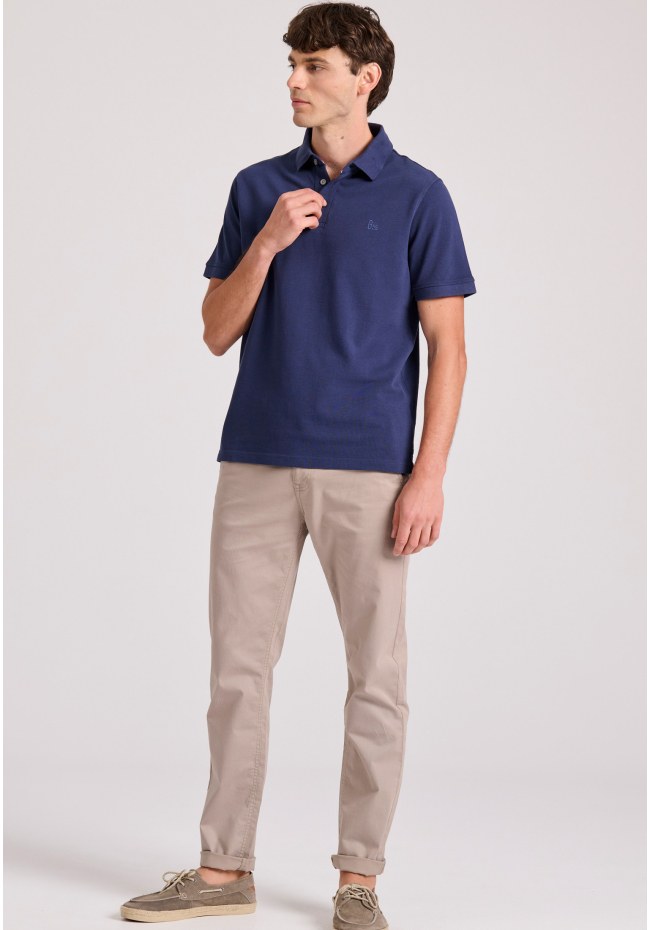 Essential polo μπλούζα με κέντημα Garage 55