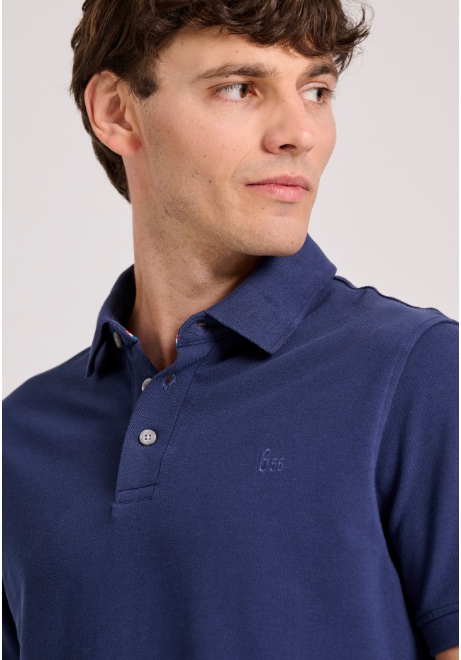 Essential polo μπλούζα με κέντημα Garage 55