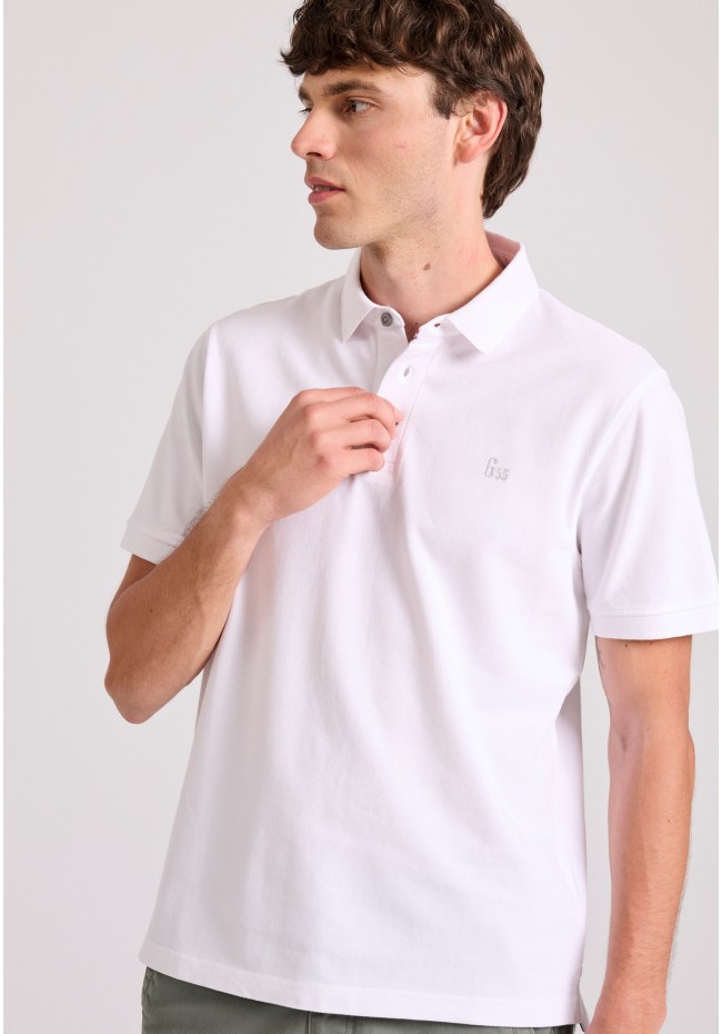 Essential polo μπλούζα με κέντημα Garage 55