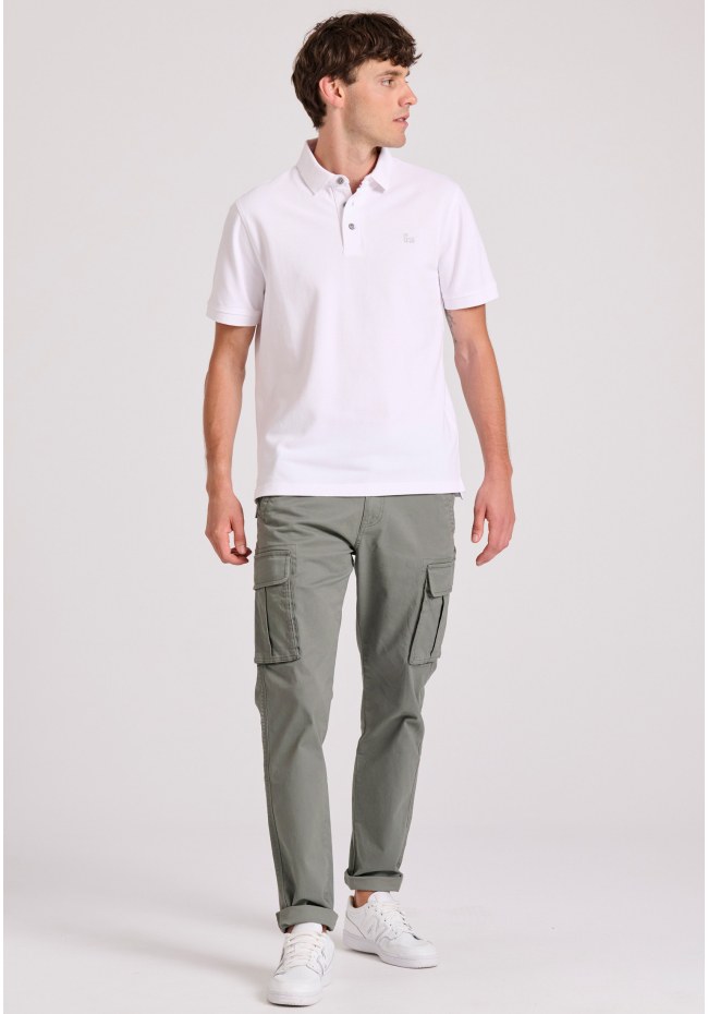 Essential polo μπλούζα με κέντημα Garage 55