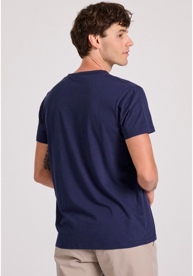 T-shirt με λαιμό henley Garage 55