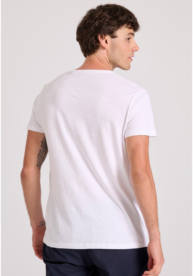 T-shirt με λαιμό henley Garage 55