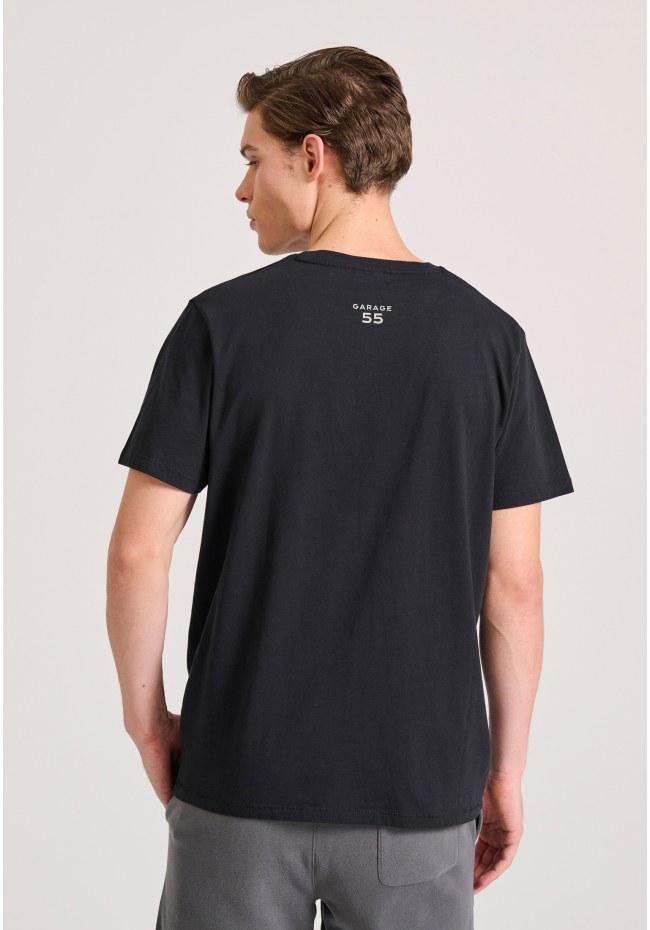 T-shirt με τύπωμα στο στήθος Garage 55