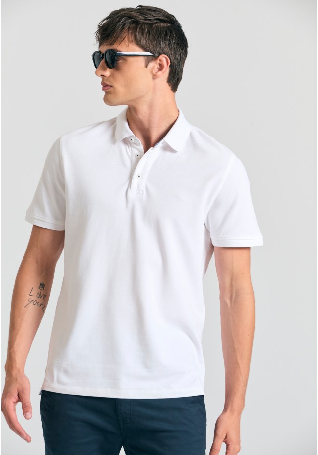 Essential polo μπλούζα με κέντημα Garage 55.