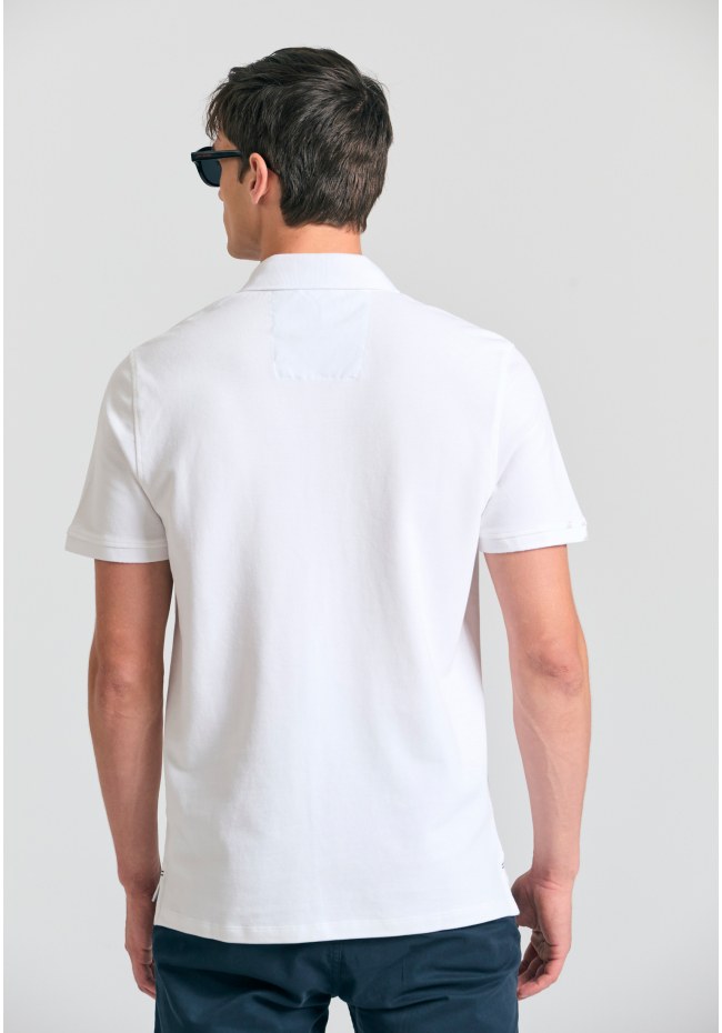 Essential polo μπλούζα με κέντημα Garage 55.