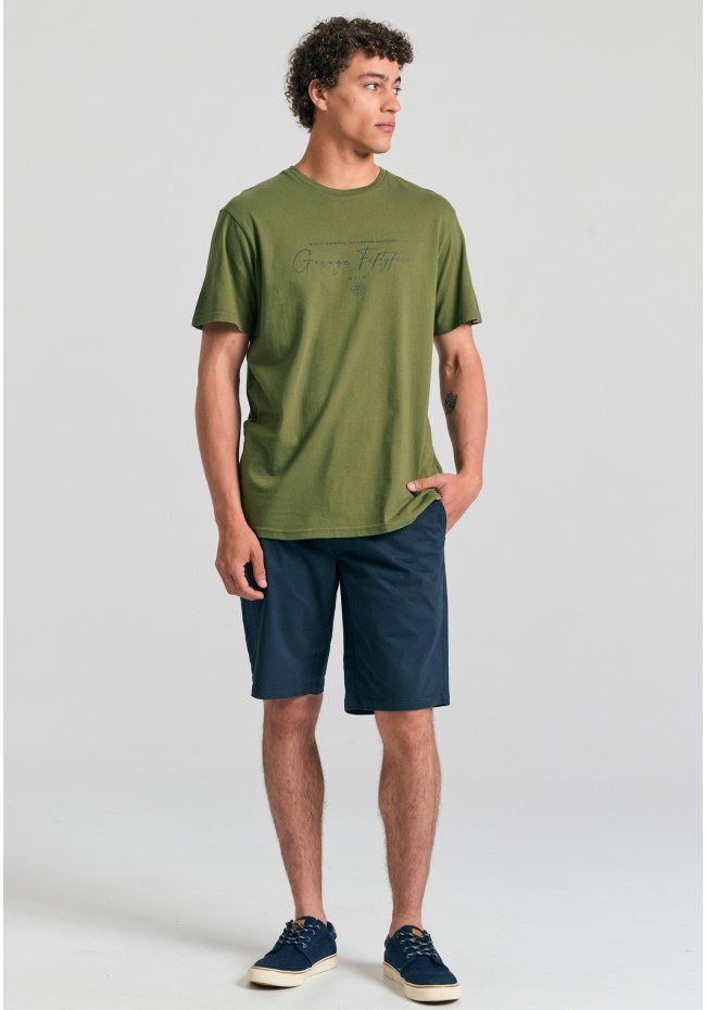 T-shirt με branded τύπωμα Garage 55.