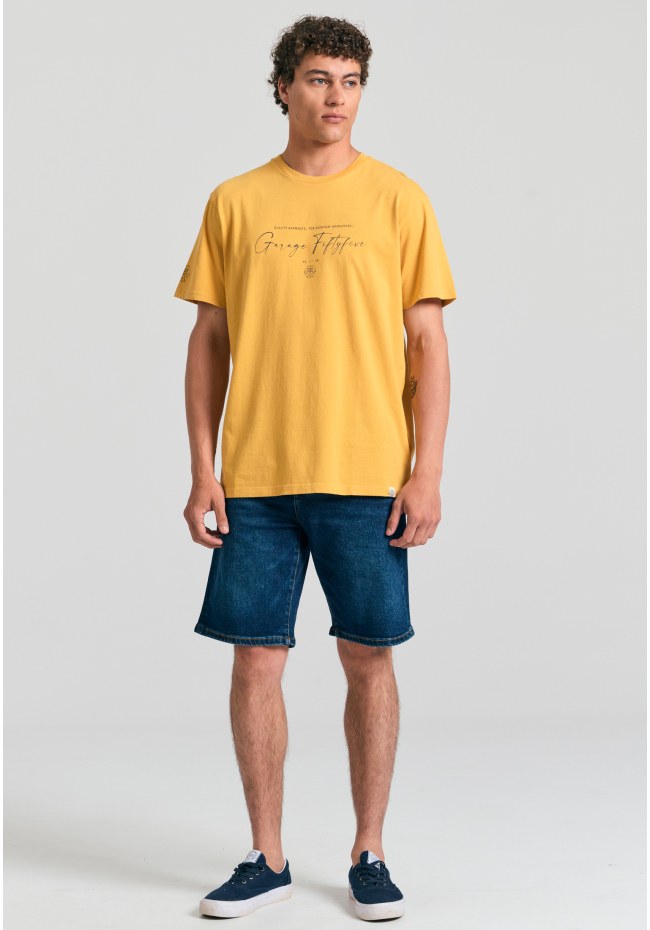 T-shirt με branded τύπωμα Garage 55.
