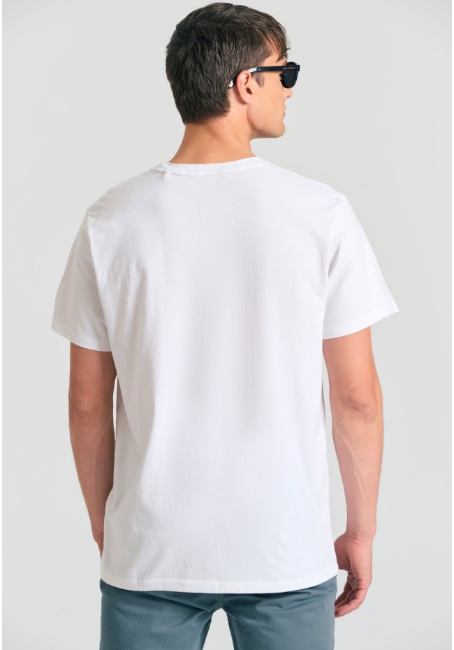 T-shirt με minimal τύπωμα Garage 55.