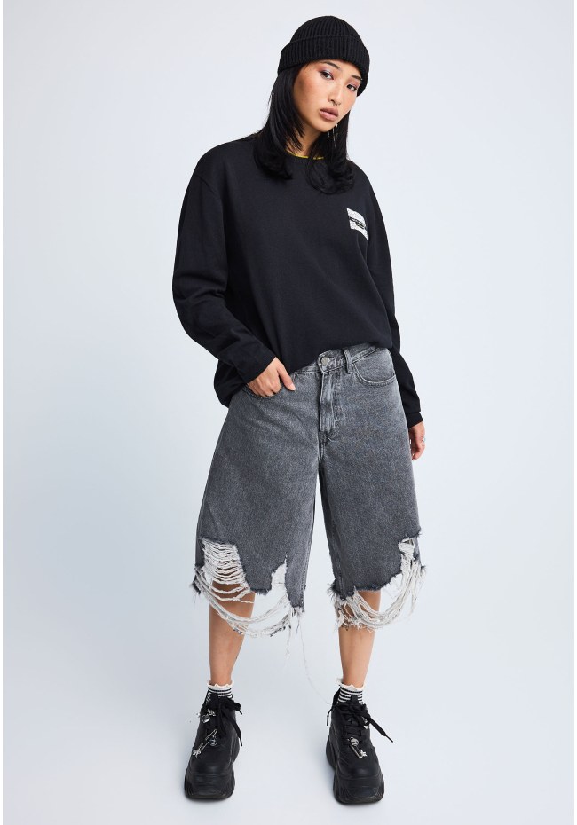 FNK.GRWN oversized πλεκτή μπλούζα Soul & State