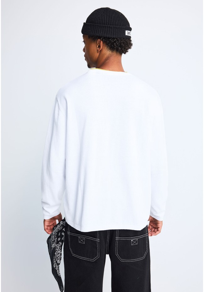 FNK.GRWN oversized πλεκτή μπλούζα Soul & State