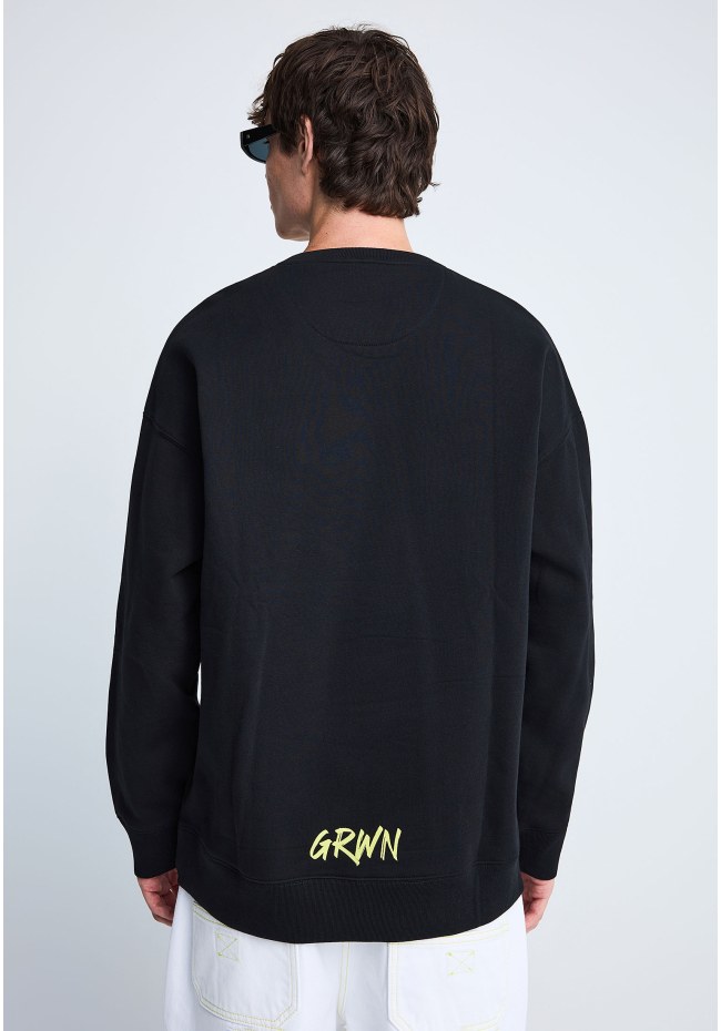 FNK.GRWN oversized φούτερ μπλούζα Soul & State