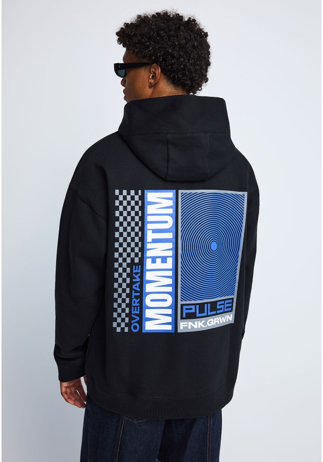 FNK.GRWN oversized φούτερ μπλούζα MOMENTUM