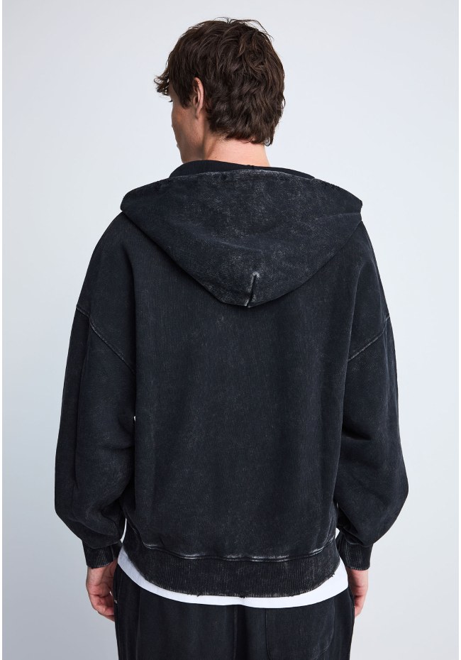 FNK.GRWN oversized φουτερ ζακέτα με κουκούλα //26