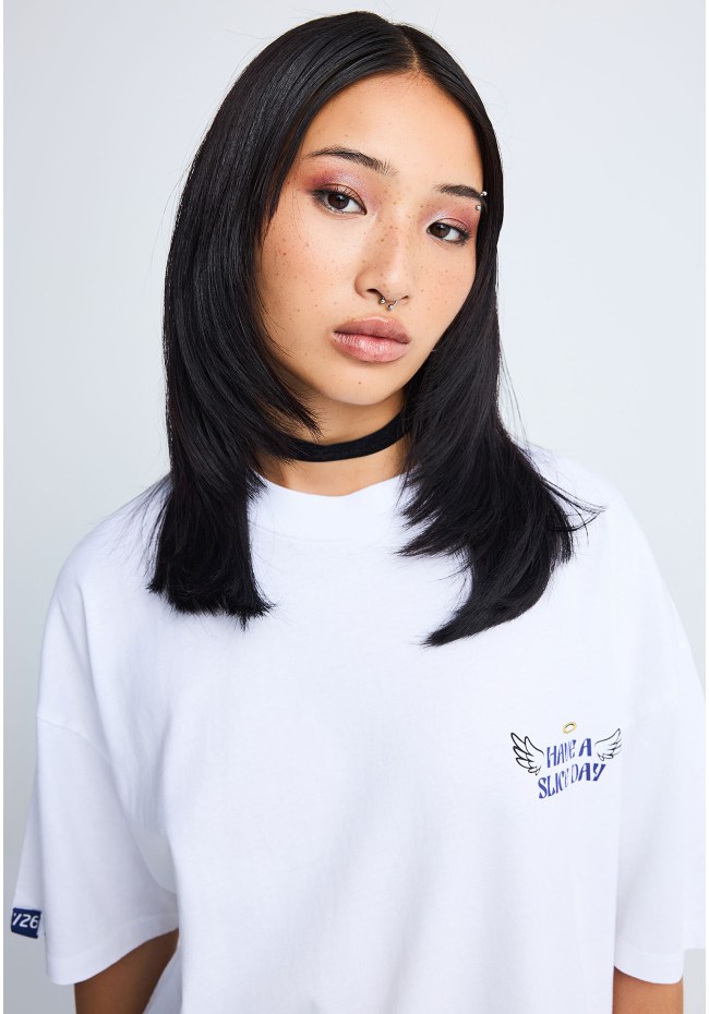 FNK.GRWN printed t-shirt SLICE-IT-UP 