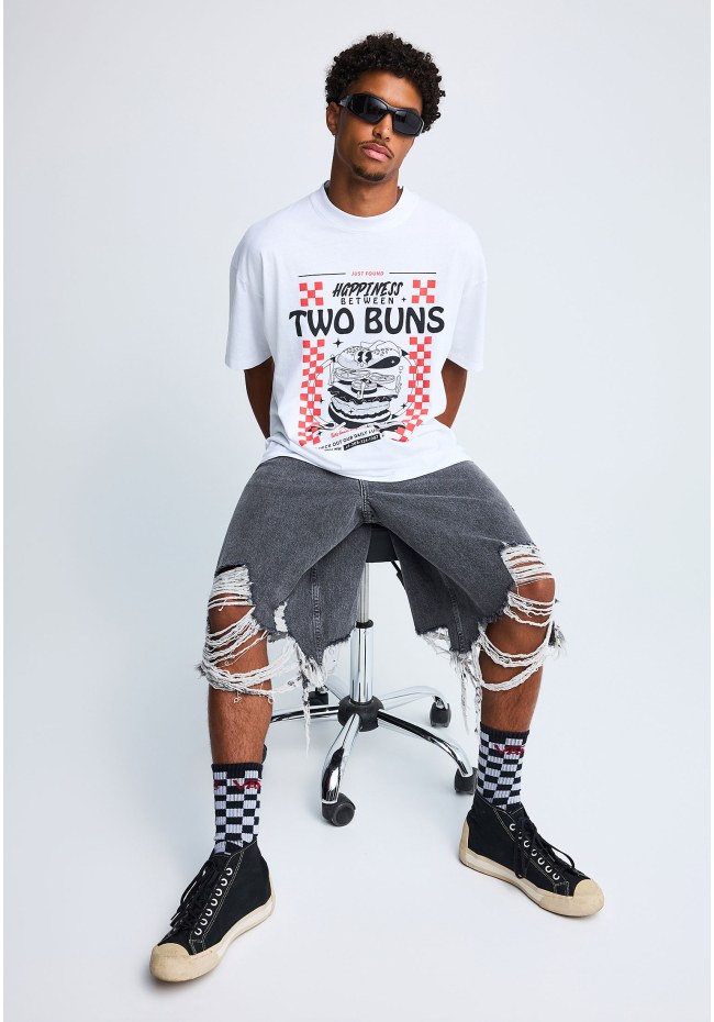 FNK.GRWN printed t-shirt TWO BUNS