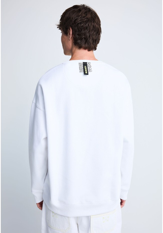 FNK.GRWN oversized φούτερ μπλούζα NEVER TOO LATE
