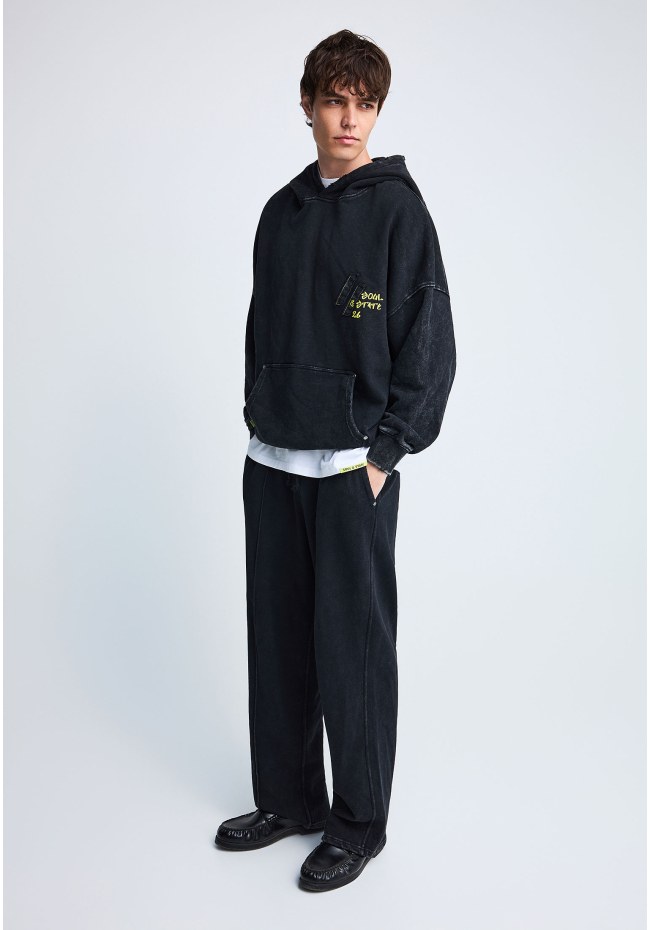 FNK.GRWN oversized φούτερ με κουκούλα Soul & State //26