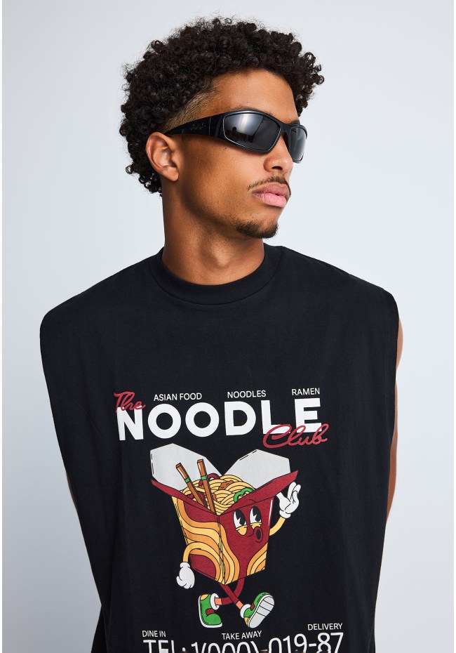 FNK.GRWN oversized αμάνικο t-shirt NOODLE Soul & State