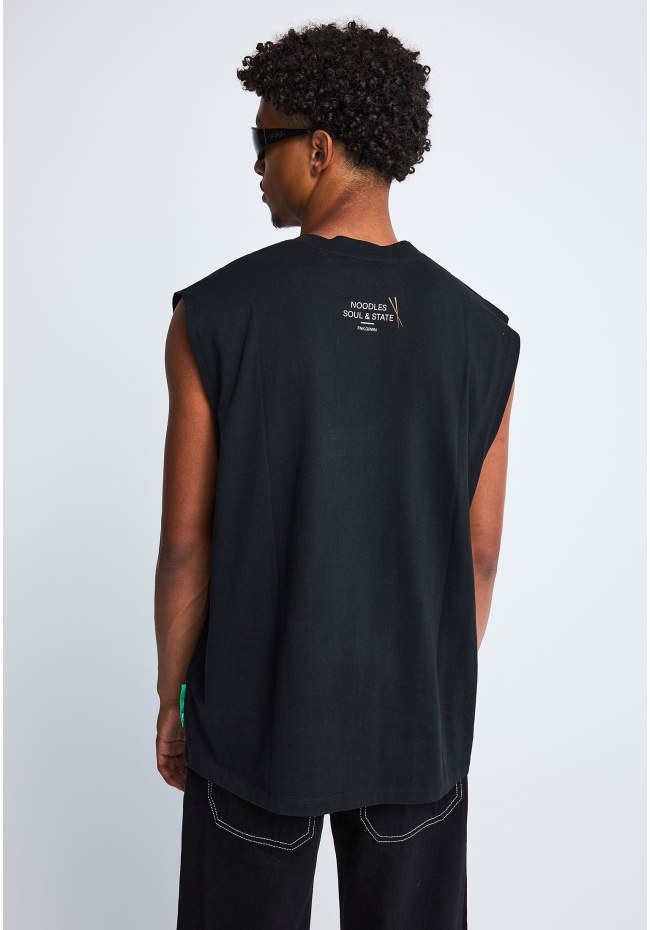 FNK.GRWN oversized αμάνικο t-shirt NOODLE Soul & State