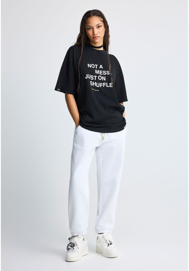 FNK.GRWN oversized t-shirt με τύπωμα Soul & State