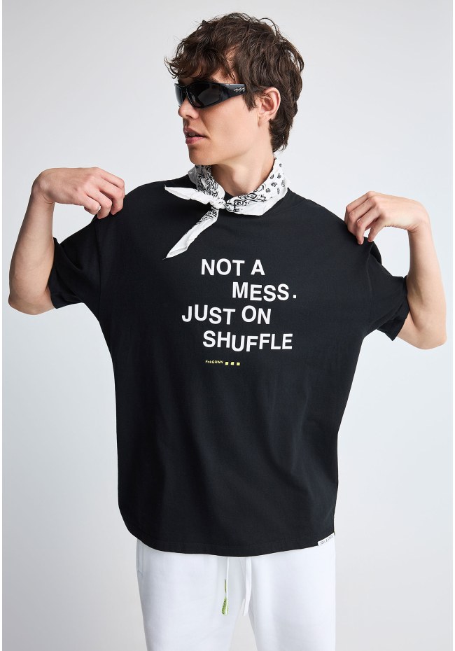 FNK.GRWN oversized t-shirt με τύπωμα Soul & State