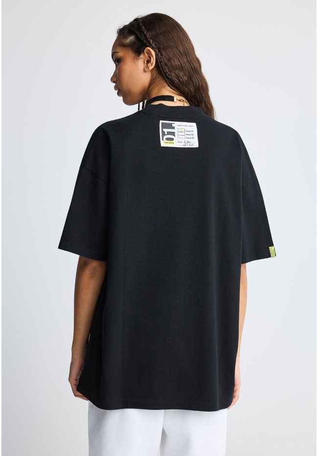 FNK.GRWN oversized t-shirt με τύπωμα Soul & State