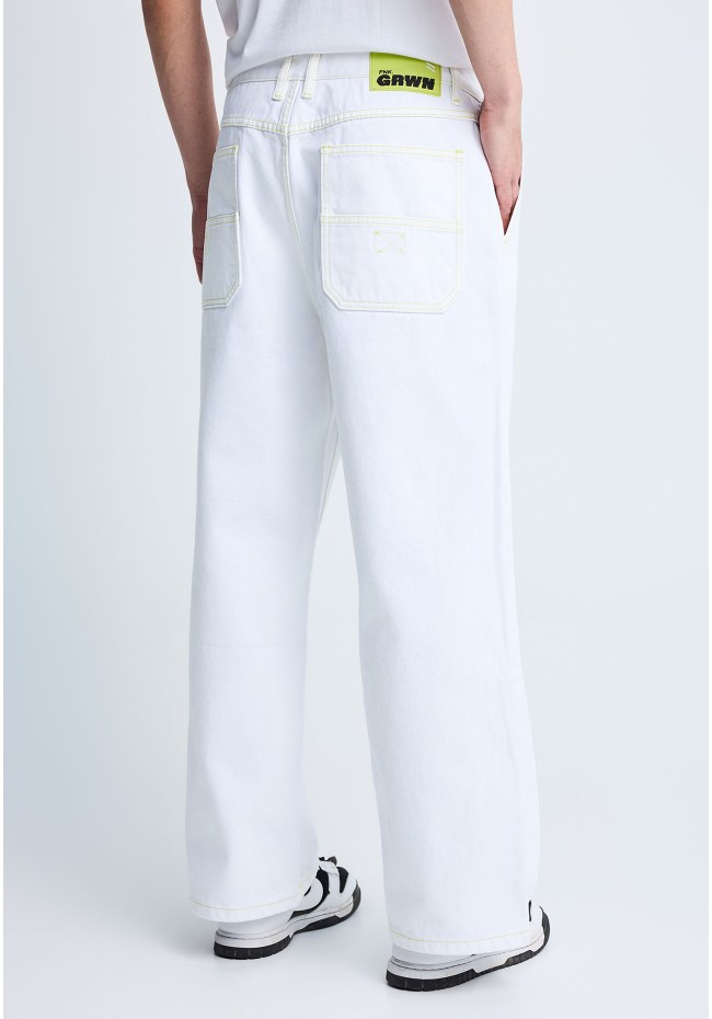 FNK.GRWN baggy fit jean παντελόνι