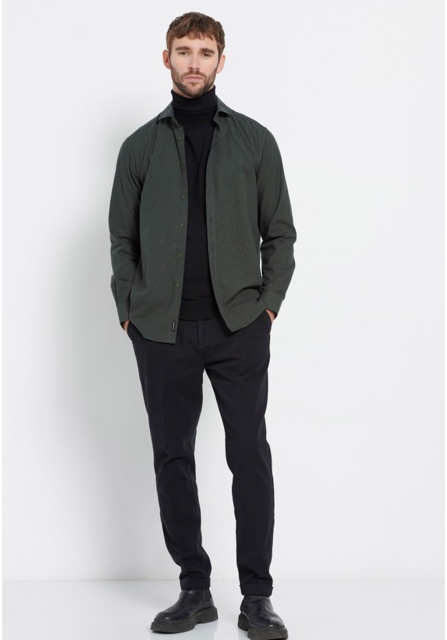 Men's pleated chinos - Marron label